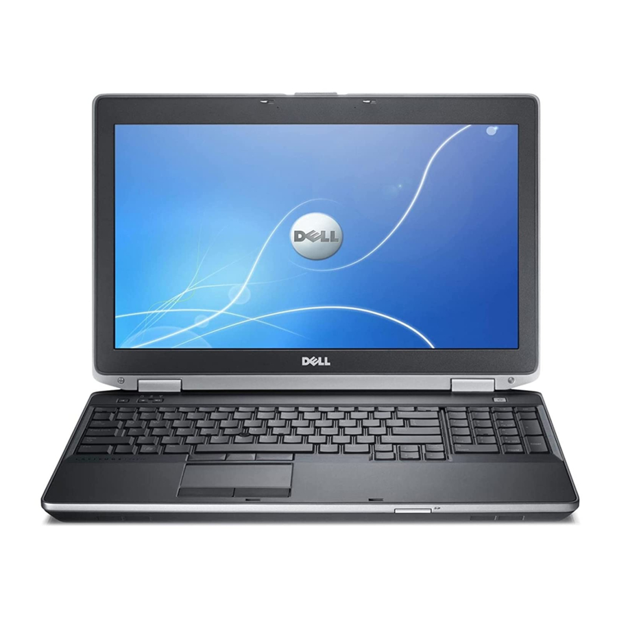 Dell Latitude E6530 Manuel Du Propriétaire