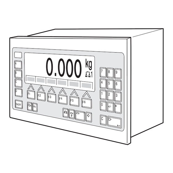 Mettler Toledo ID7-24V-Base 2000 Mode D'emploi Et Notice D'installation