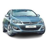 Opel ASTRA 2014 Manuel D'utilisation