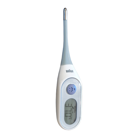 Braun Age Precision PRT 2000 Guide Rapide
