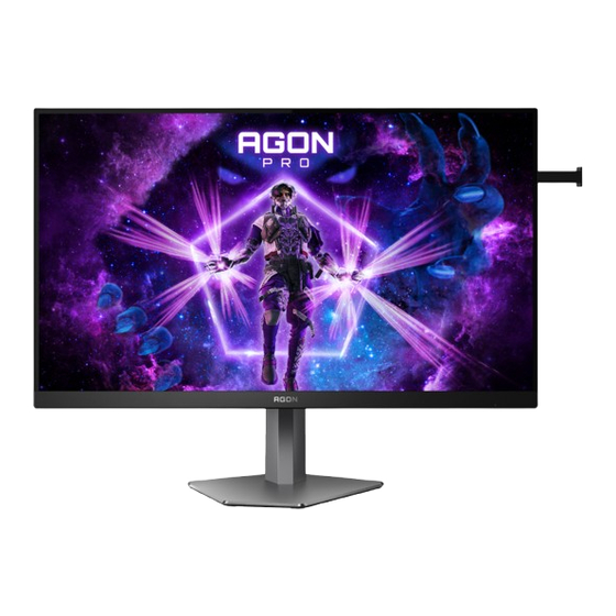 AOC AGON PRO AG276FK Manuel D'utilisation