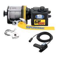 Superwinch GP1800 Mode D'emploi