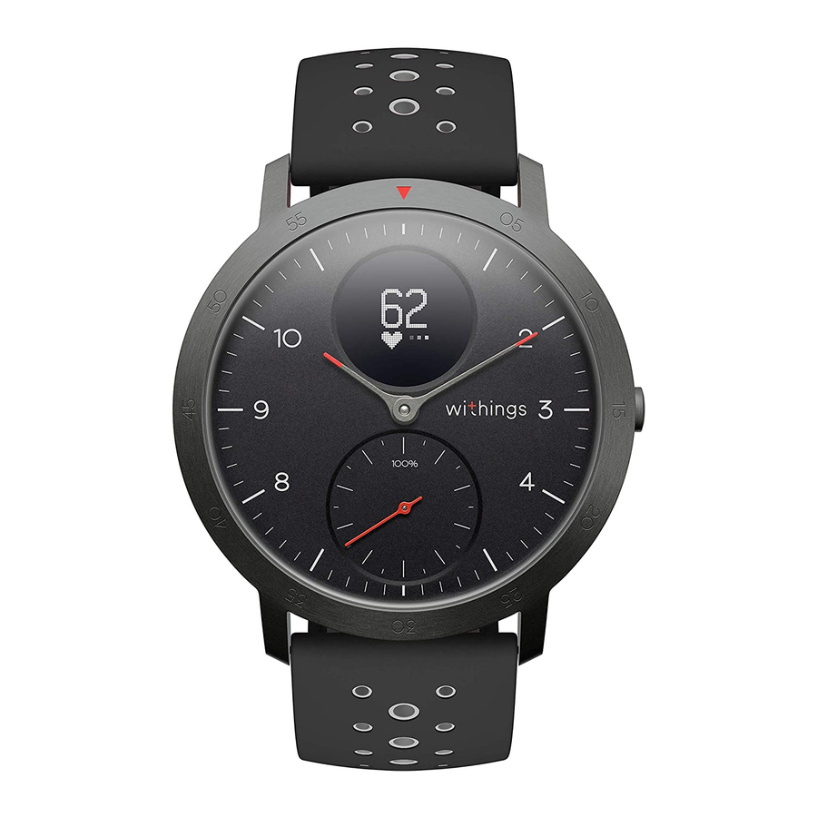 Withings STEEL HR HWA03 Manuels