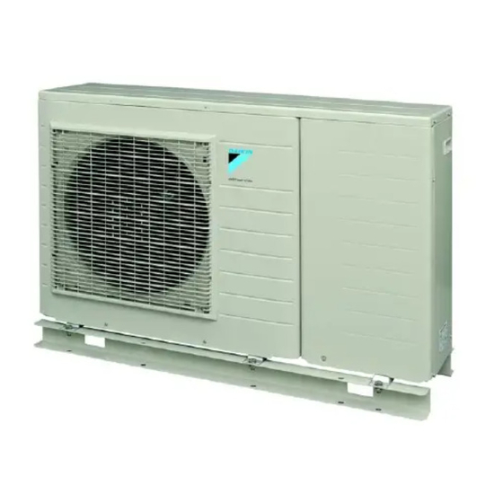 Daikin Altherma EBHQ006BAV3 Manuel D'utilisation