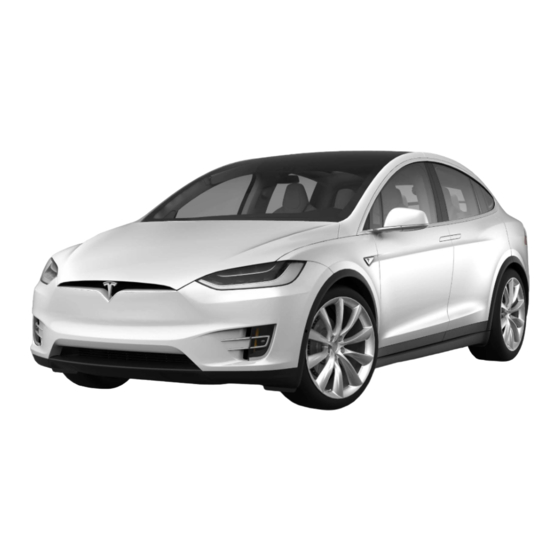 Tesla X 2018 Manuels