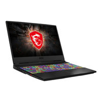 Msi GE65 RAIDER Manuel D'utilisation