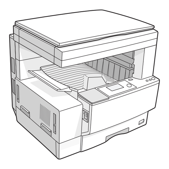 Sharp AR-215 Mode D'emploi