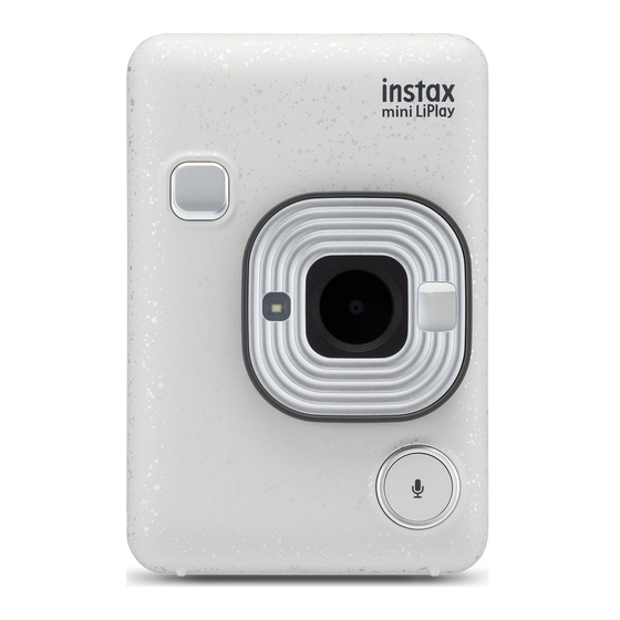 FujiFilm Instax Mini LiPlay Guide De L'utilisateur