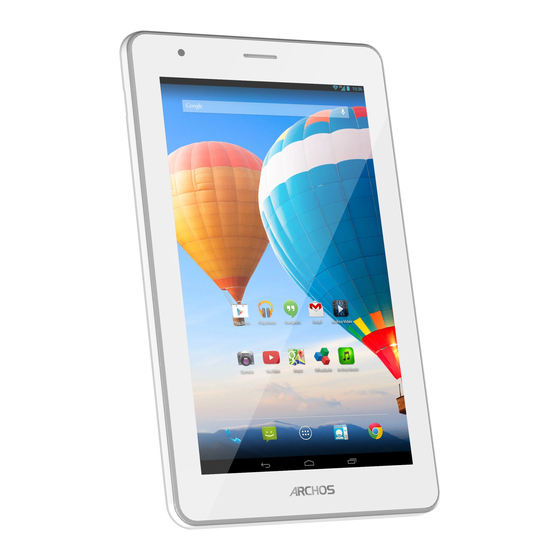 Archos 70 Xenon Mode D'emploi