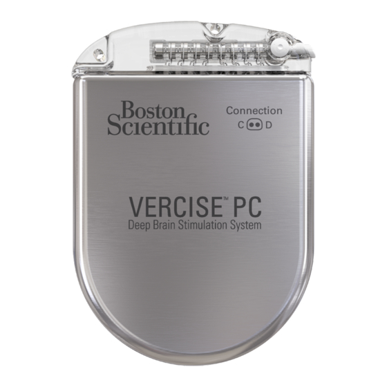 Boston Scientific Vercise PC Mode D'emploi