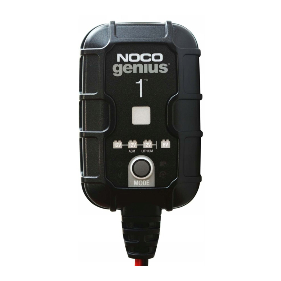 NOCO Genius GENIUS1EU Guide D'utilisation Et Garantie