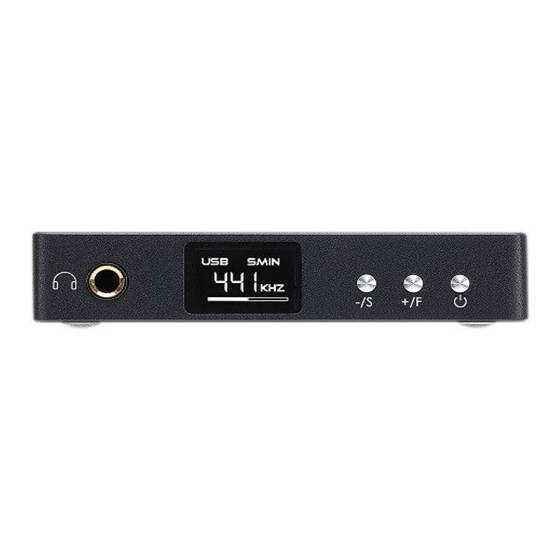 AUDIOPHONICS DAC EP3A Manuel Utilisateur