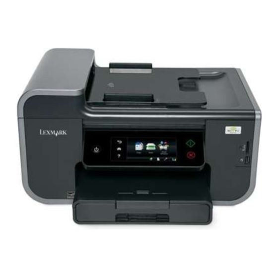 Lexmark Prestige Pro800 Série Guide De Référence Rapide