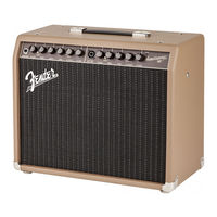 Fender Acoustasonic 90 Mode D'emploi