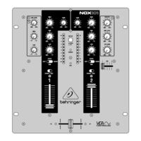 Behringer PRO MIXER NOX101 Guide De Démarrage Rapide