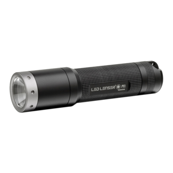 Led Lenser M1 Mode D'emploi