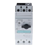 Siemens SIRIUS 3RV13 Serie Instructions De Service