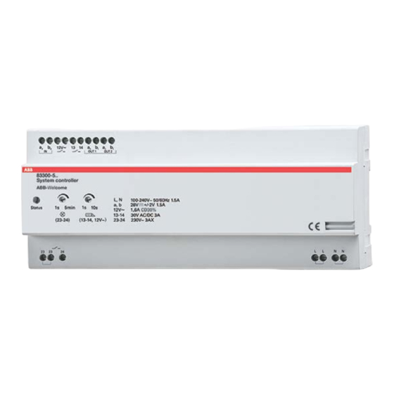 ABB 83300-500 Mode D'emploi