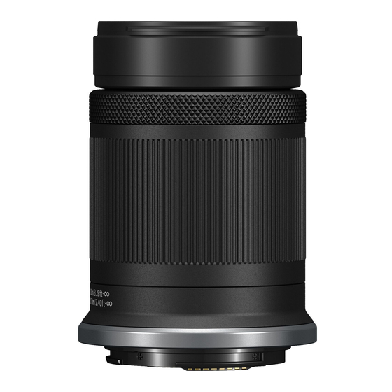 Canon RF-S 55-210mm F5-7.1 IS STM Mode D'emploi