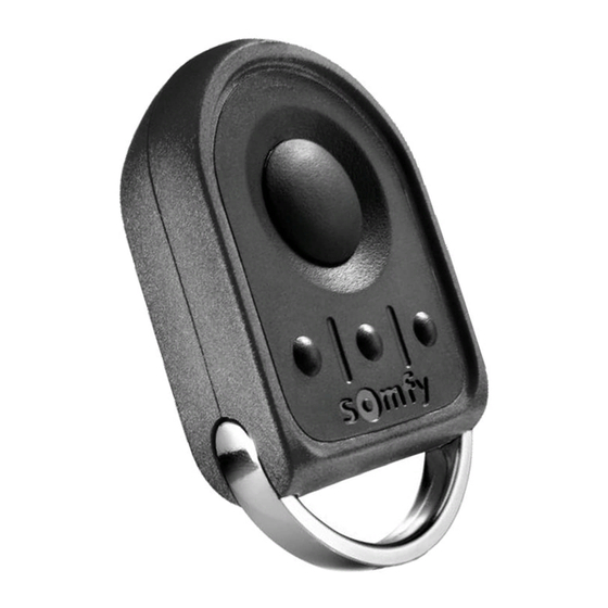 SOMFY KEYGO T4 PRO Notice De Programmation