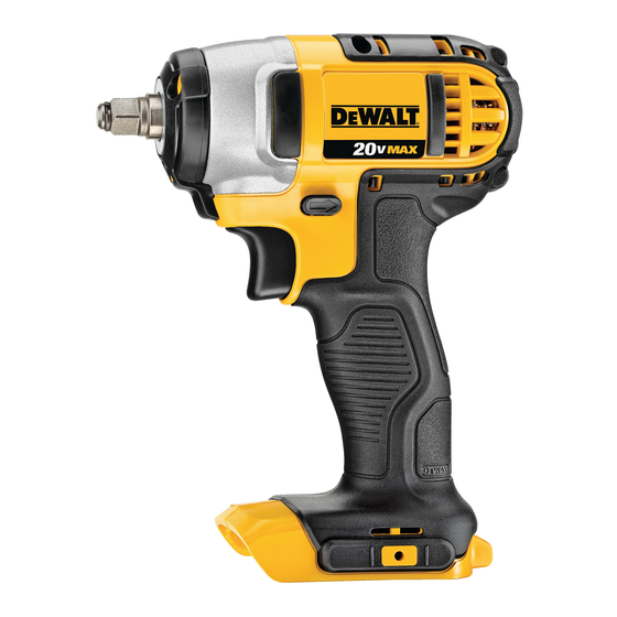 DeWalt DCF880 Guide D'utilisation