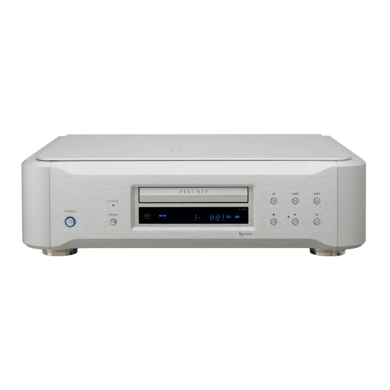 Esoteric K-05Xs Mode D'emploi