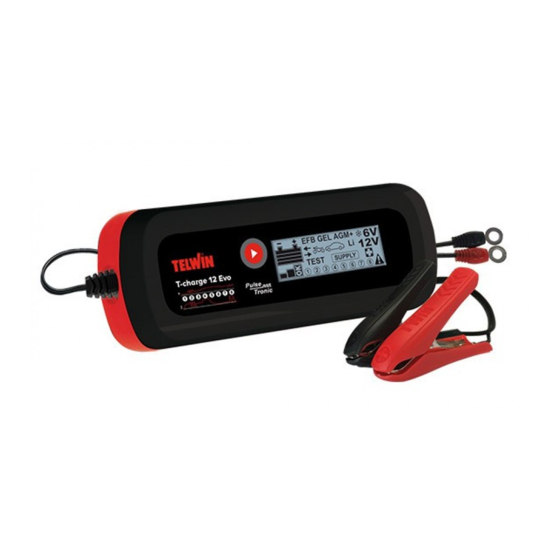Telwin T-CHARGE 12 Manuel D'utilisation