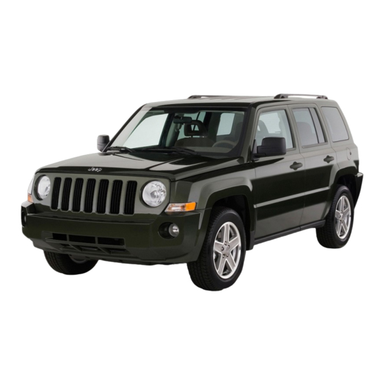 Jeep PATRIOT 2009 Mode D'emploi