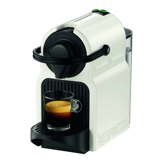 Krups NESPRESSO MY MACHINE INISSIA YY1530FD Mode D'emploi