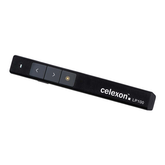 Celexon ECO LP100 Manuel D'utilisation