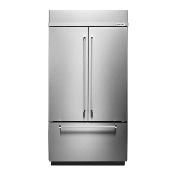KitchenAid KBFN502ESS Guide D'utilisation Et D'entretien