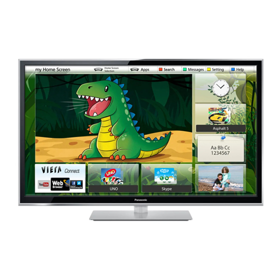 Panasonic VIERA TX-P42ST60E/3D Mode D'emploi