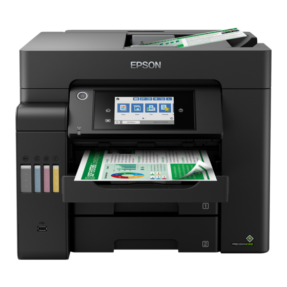 Epson ET-5800 Guide D'installation