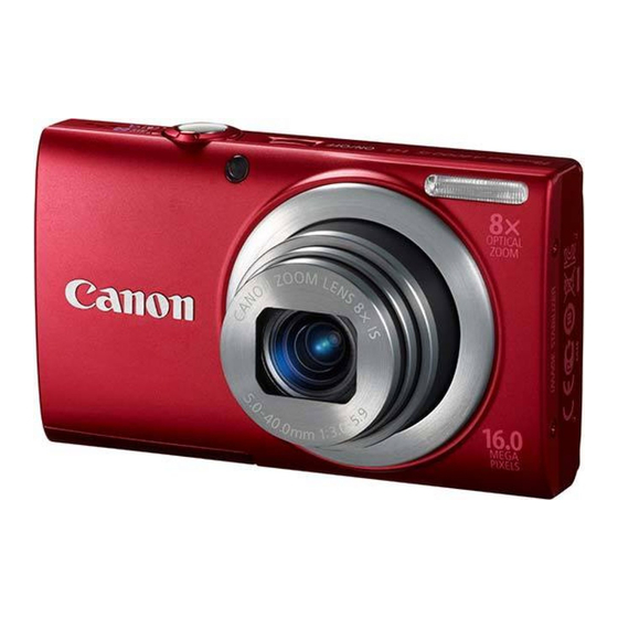 Canon PowerShot A4000 IS Guide D'utilisation