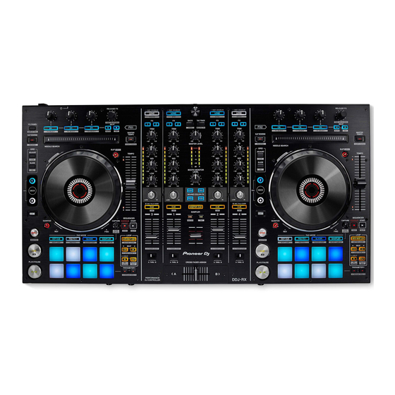 PIONEER DJ DDJ-RX Mode D'emploi