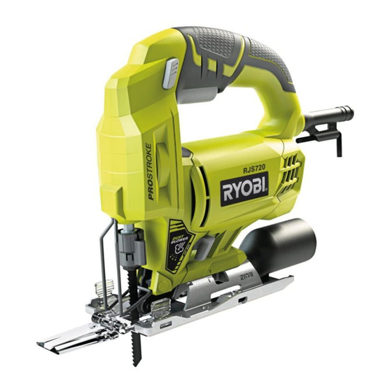 Ryobi RJS720 Traduction Des Instructions Originales