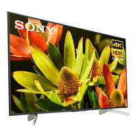Sony Bravia XBR-70X830F Manuel De Référence