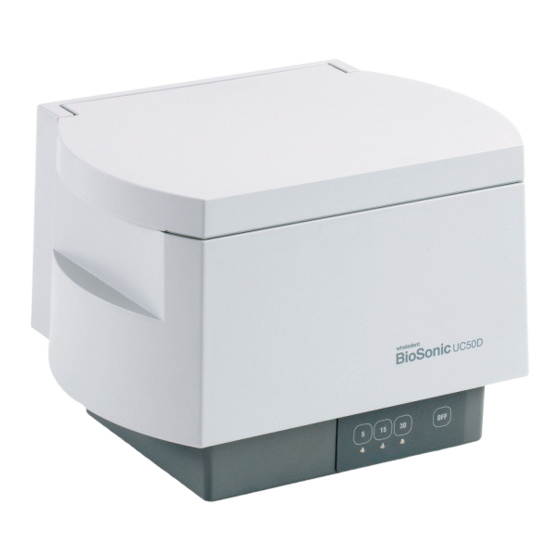 Coltene BioSonic UC50D Guide D'utilisation