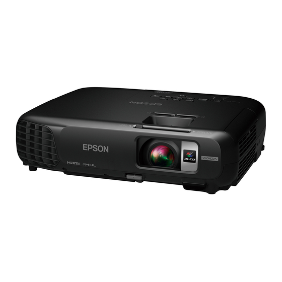 Epson EX7230 Pro Installation Rapide