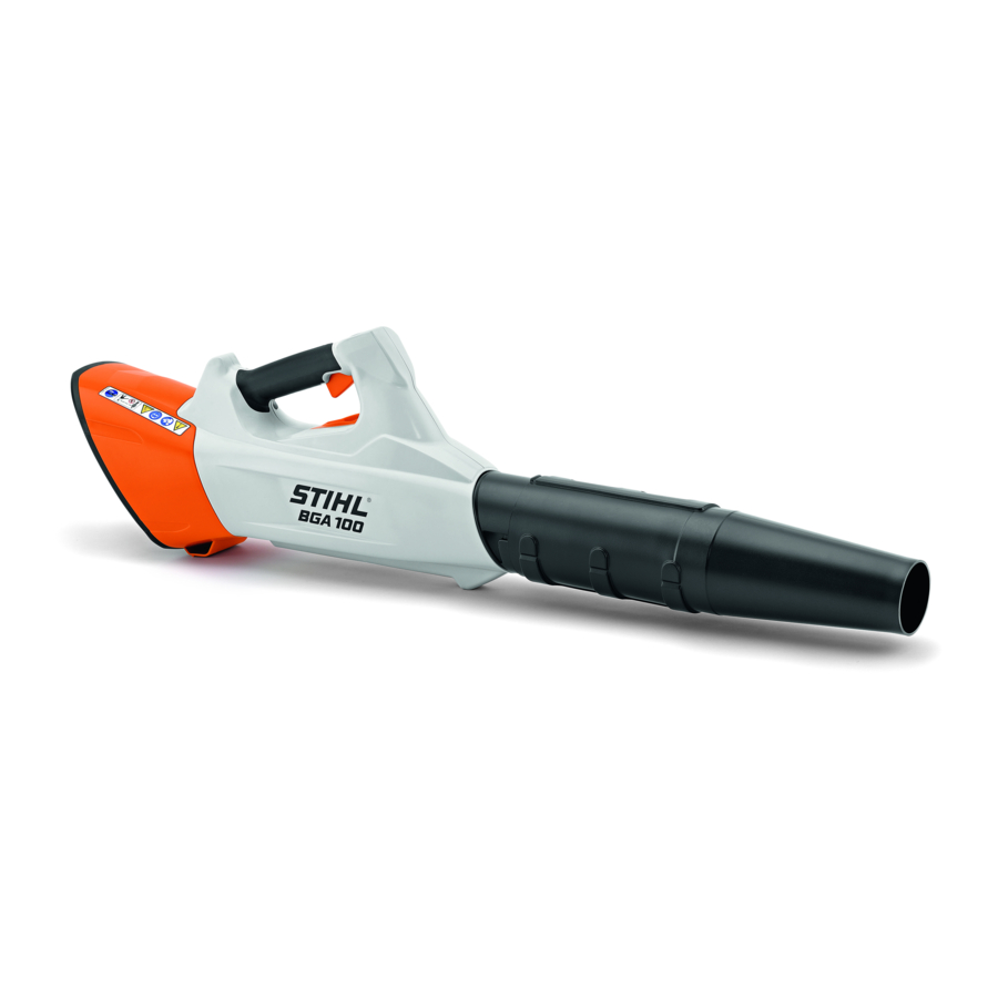 Stihl BGA 100 Notice D'emploi