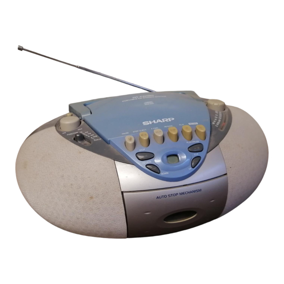 Sharp QT-CD180H Mode D'emploi