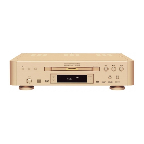 Marantz DV-12S2 Mode D'emploi