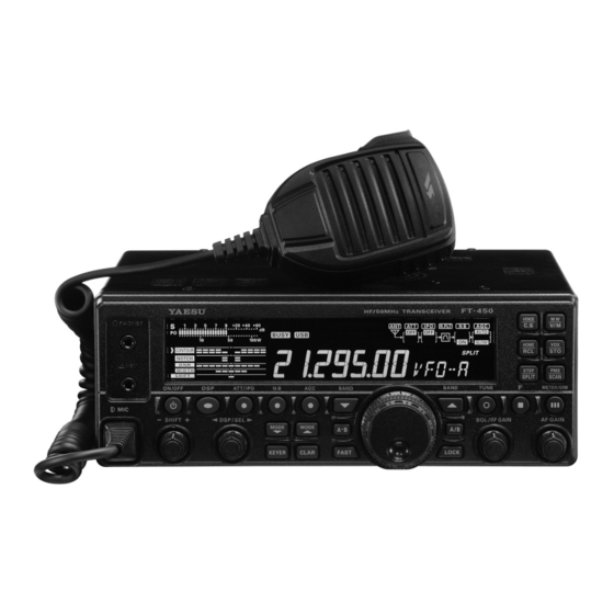 Yaesu FT-450 Manuel D'emploi