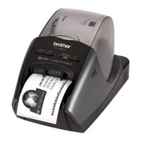 Brother QL-580N Guide Utilisateur Réseau