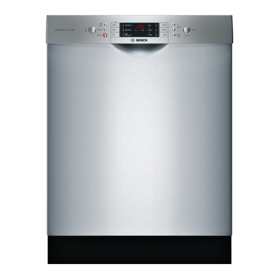 Bosch SGE68U55UC Guide D'utilisation