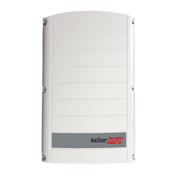 SolarEdge SE12.5K Guide D'installation