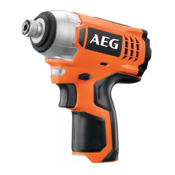 AEG BSS12C-0 Notice Originale