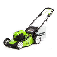 GreenWorks ELITE M-210-SP-T Guide D'utilisation