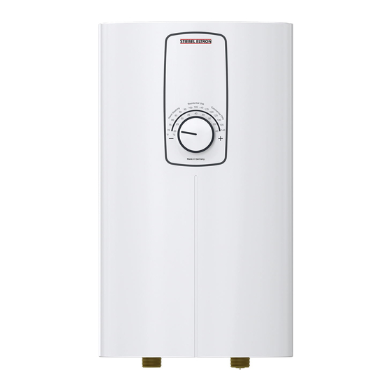 Stiebel Eltron DCE-S 6/8 Plus Utilisation Et Installation