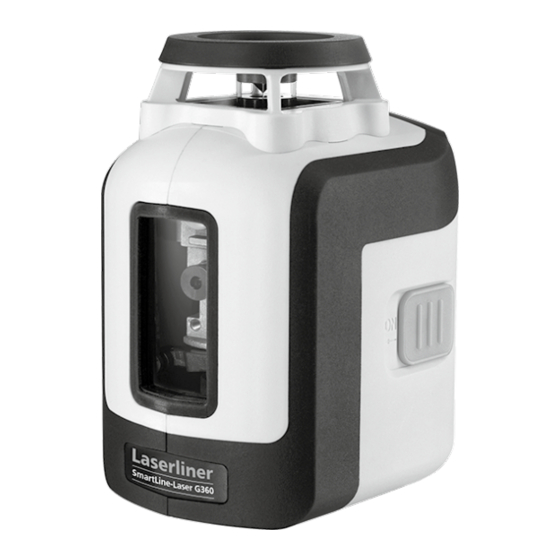 LaserLiner SmartLine-Laser G360 Mode D'emploi